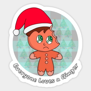 Everyone Loves A Ginger Sticker